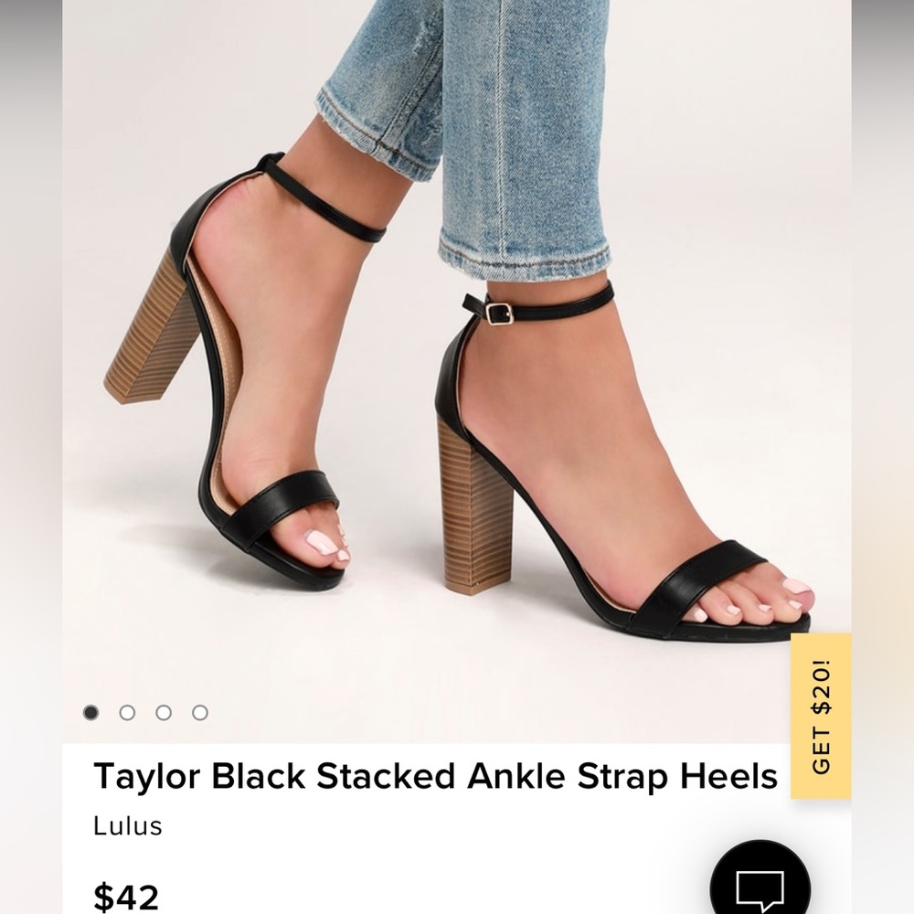 Lulus Taylor Black Suede Ankle Strap Heels!